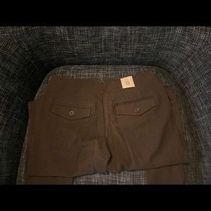 Gap trouser pant- brown- size zero. NWT